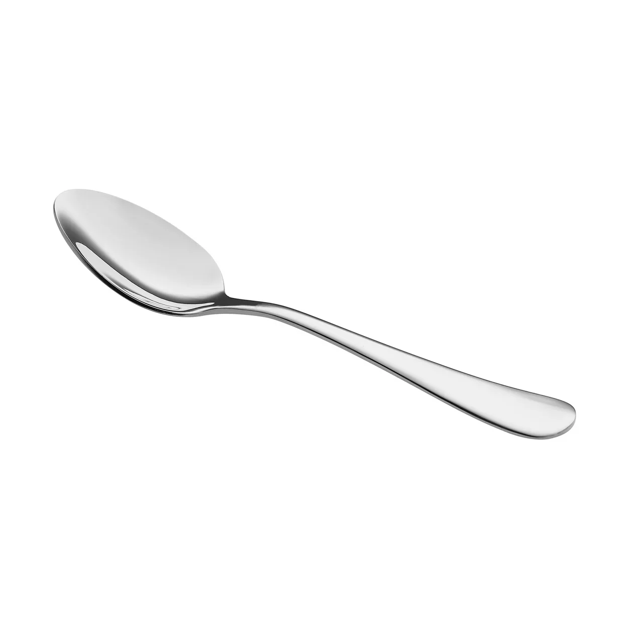 CAC China 8003-01 Noble Teaspoon, 6" Length, Extra Heavy Weight, 18/8 Stainless Steel - 1 Dozen