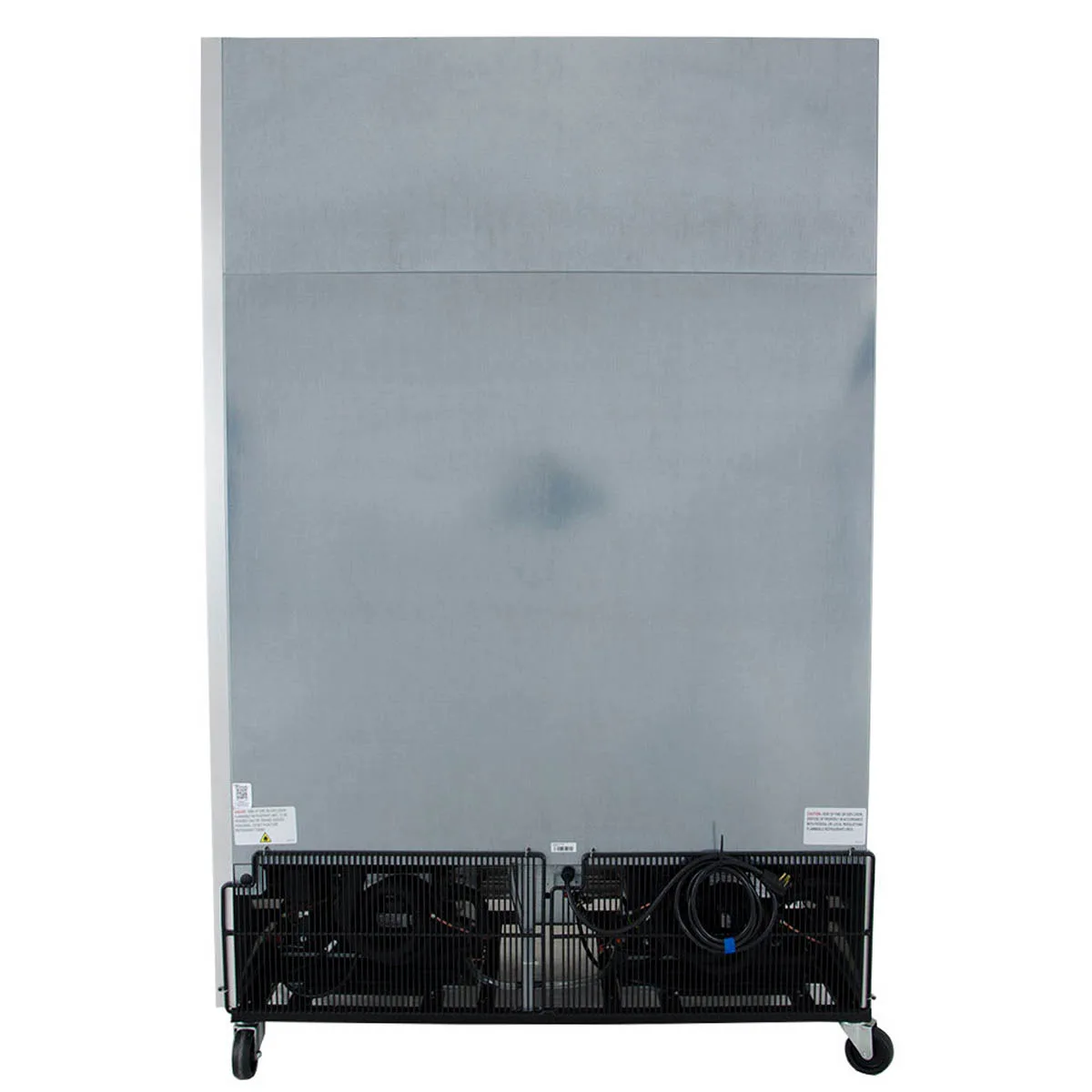 True T-49FG-HC~FGD01 54" 2-Glass Door Reach-In Freezer, Bottom Mounted, 49 cu. ft., Stainless Steel Front, Aluminum Sides