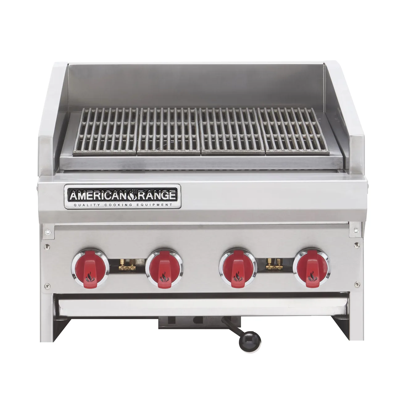 American Range ADJ-24 24" Countertop Gas Radiant Charbroiler w/ (4) Burners, 80.000 BTU