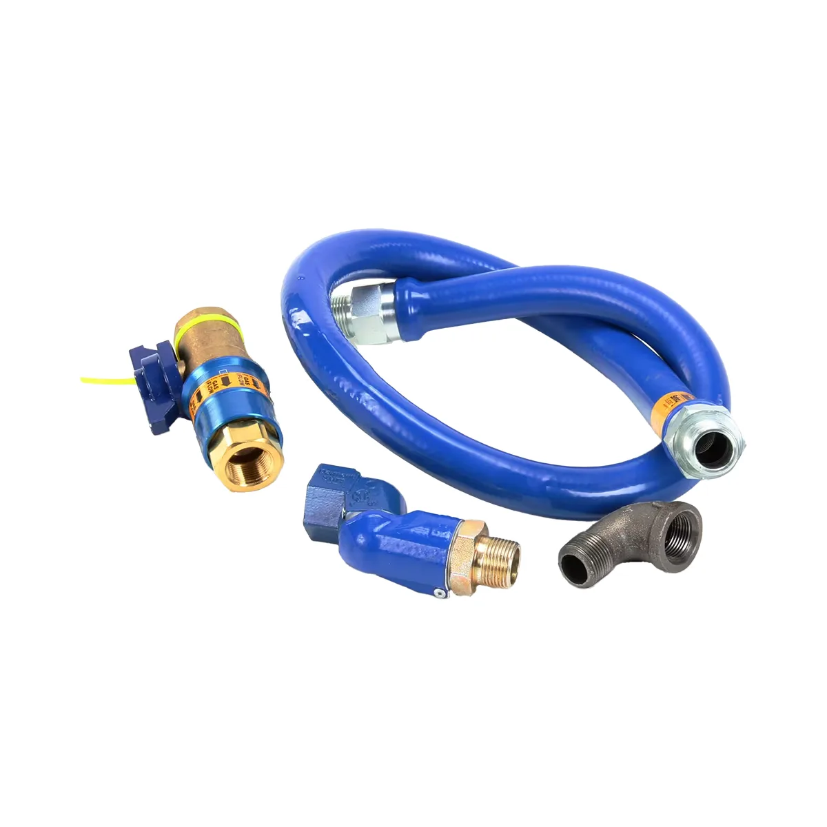 Dormont 1675BPCFS48 Safety Quik 48" Gas Connector Kit w/ Swivel MAX, Elbow, 3/4" Diameter