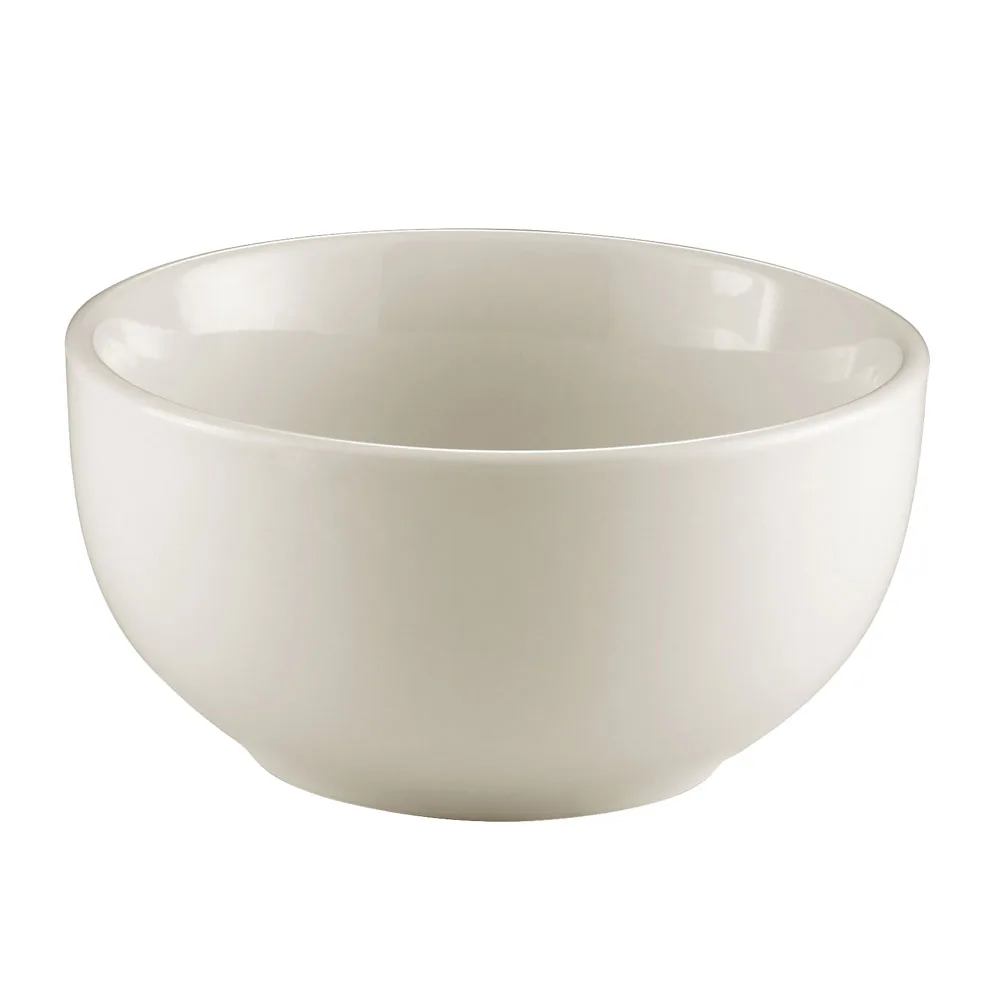 CAC China REC-27 18‑Oz Cereal Bowl, 5‑3/4" Dia x 2‑3/4" H, Ceramic, Oven/Microwave Safe - 1 Dozen
