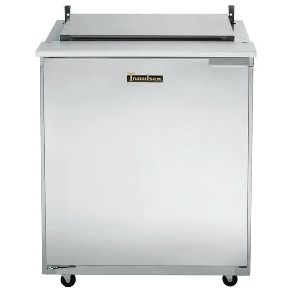 Traulsen UST276-L-SB 27" 1-Door Sandwich and Salad Prep Table, 6 Pans, Stainless Steel