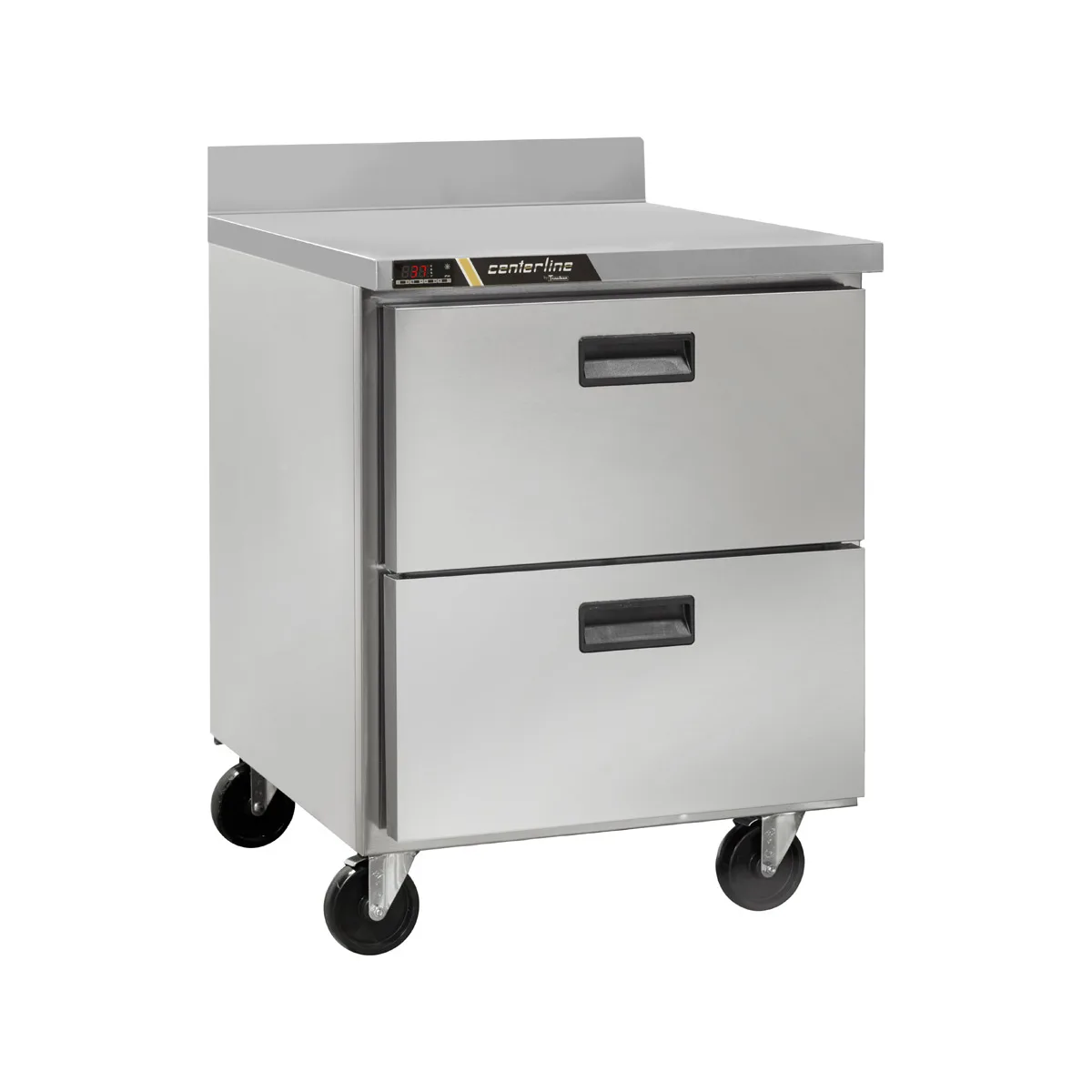 Traulsen C Series CLUC-27R-DW-WT 27" 1-Section Worktop Refrigerator w/ 2 Drawers, 6.5 cu. ft.