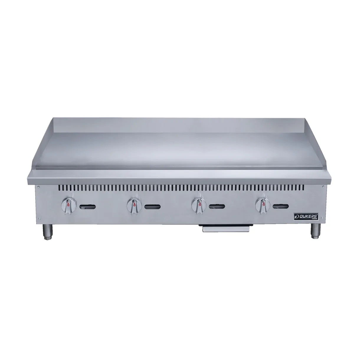 Dukers DCGMA48 48" Gas Griddle w/ Manual Controls - 1" Steel Plate, Convertible