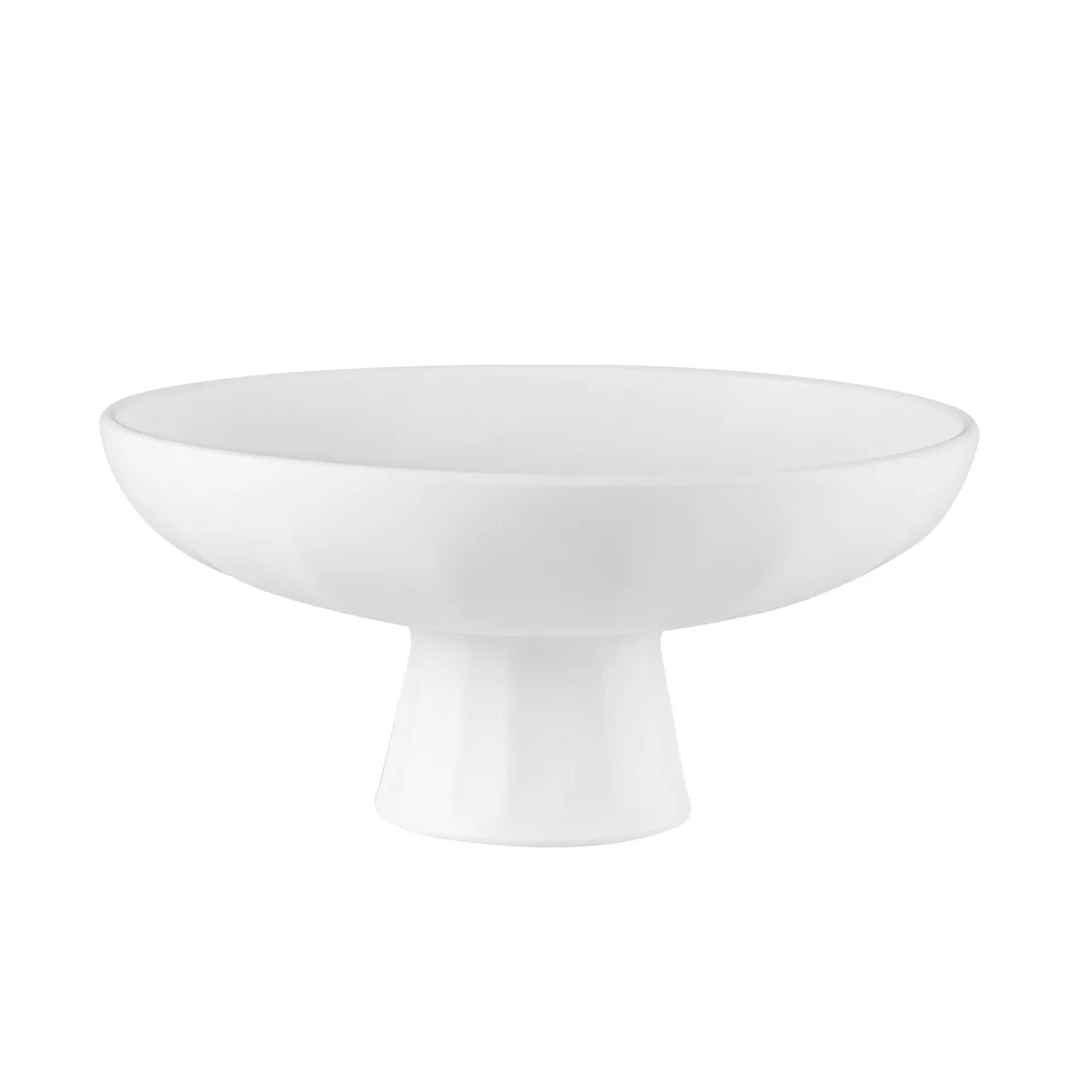 CAC China XRBF-8-MW - 28oz 8" Diameter x 3¾" Height Footed Melamine Bowl, White - 1 Dozen