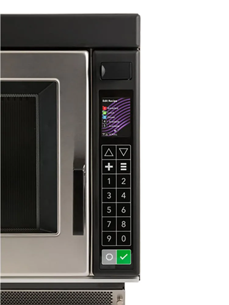 Amana RC30S2 3000W Heavy Volume Commercial Microwave Oven, 1.0 Cu. Ft.,  Push Button, 208/240V