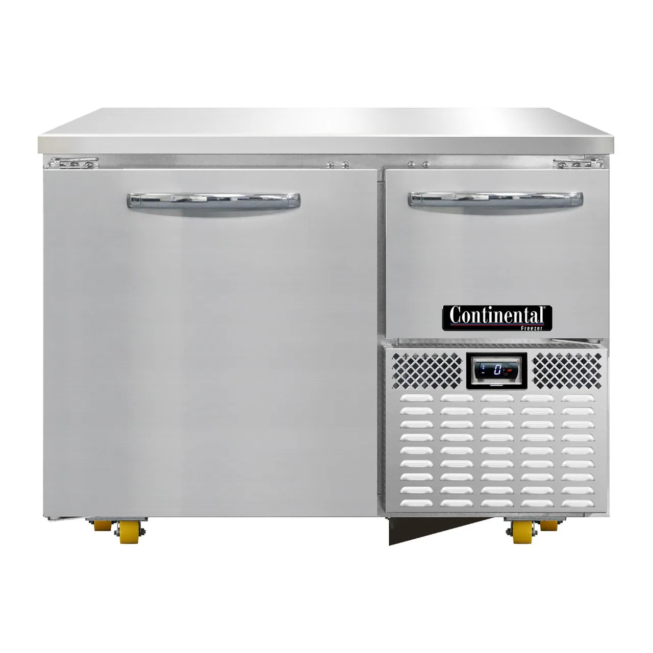 Continental Refrigerator FA43N-U 43" Undercounter Freezer w/ 1 Full &1 Half Door, 12 Cu. Ft.