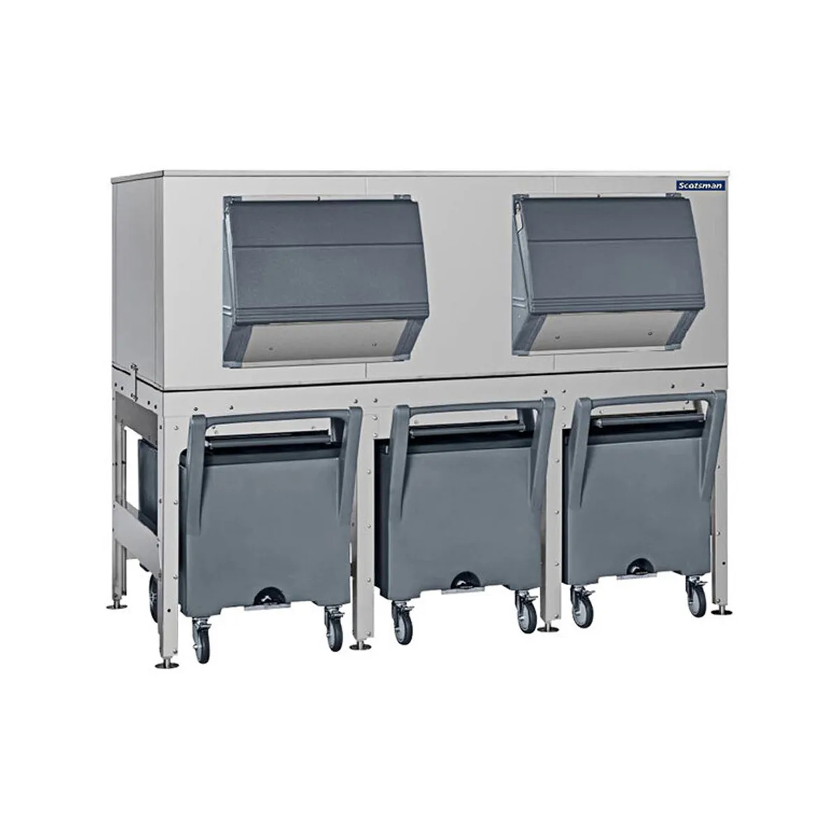 Scotsman ICS1790 90" Ice Storage Bin with Transport Cart, 1716 lb