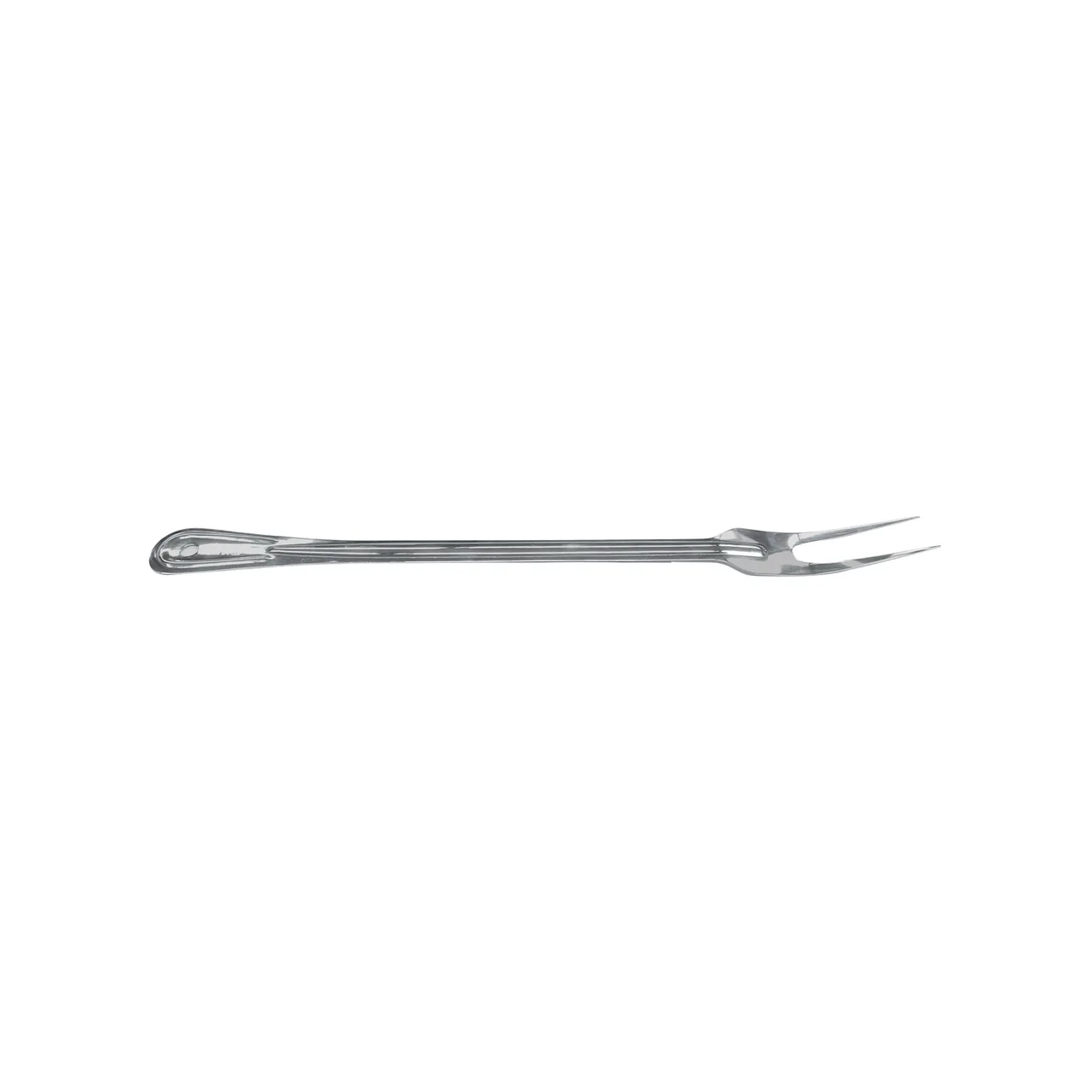 CAC China FKPS-19 Cook's Fork, 19" Length, 2-Tine, Stainless Steel with Plastic Handle