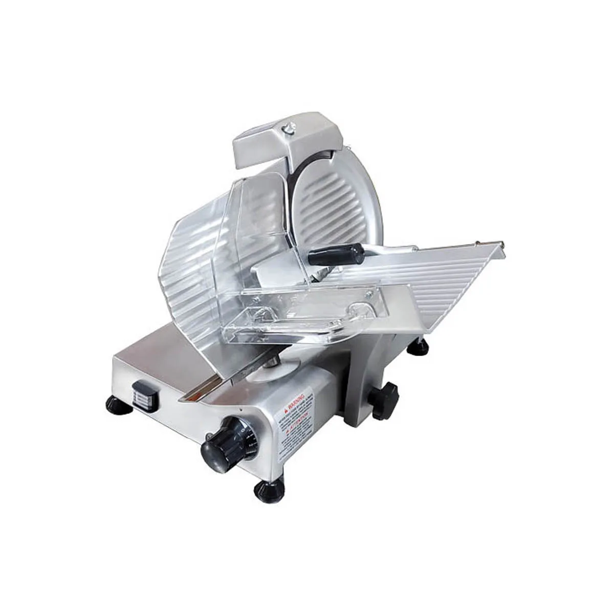 Omcan USA 13616 Meat Slicer – 9" Carbon Steel Blade, Belt‑Driven, 1/4 HP, 120V 60Hz, Anodized Aluminum