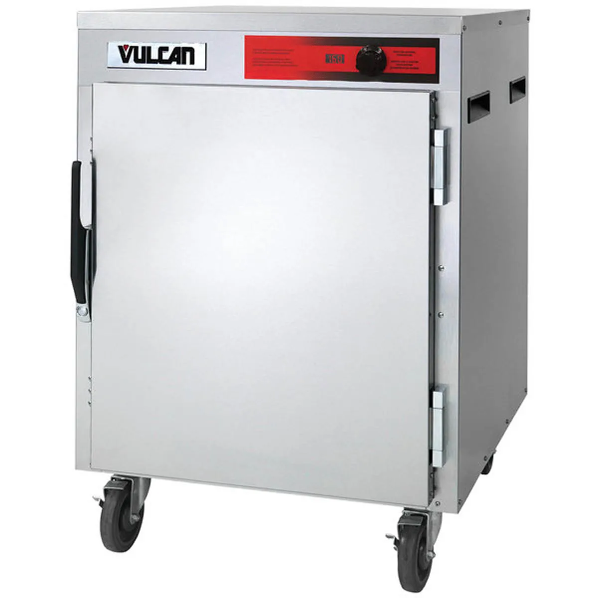 Vulcan VBP7LL 1-Section Mobile Heated Holding Cabinet, 15-Pan Capacity, Stainless Steel, Solid Door, Top-Mounted Heater