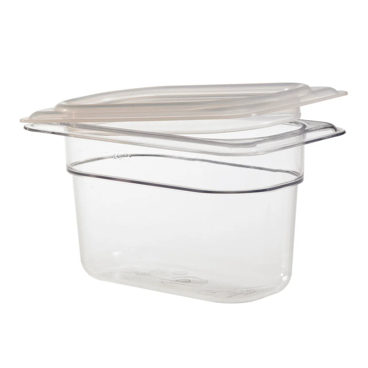Cambro 90PPCWSC190 - 1/9 Size Flat Lid Seal Cover, Translucent PP, NSF, -40°F to 160°F