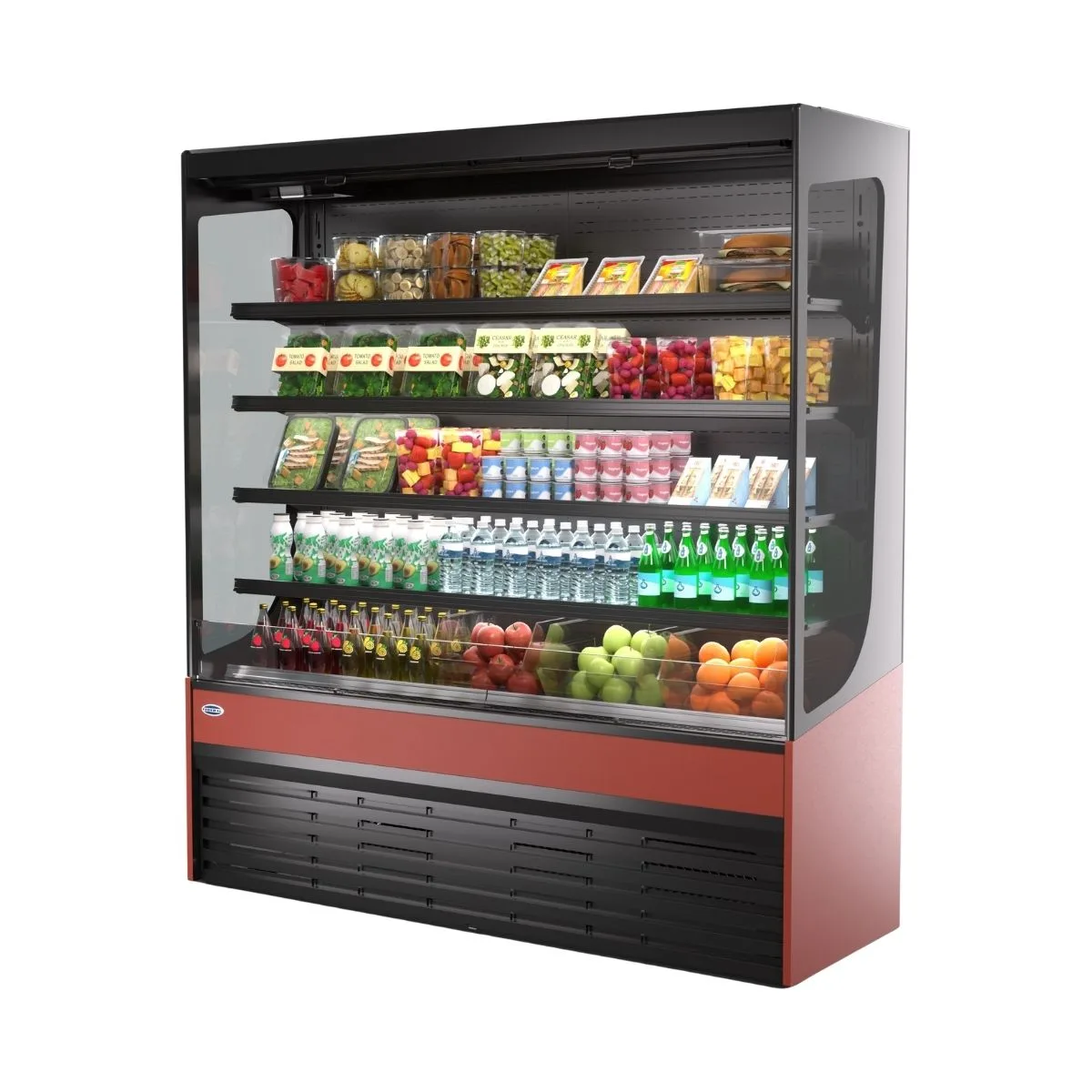 Federal Industries VRSL4878S 47" Refrigerated Slim-Line Self-Serve High Profile Display Case