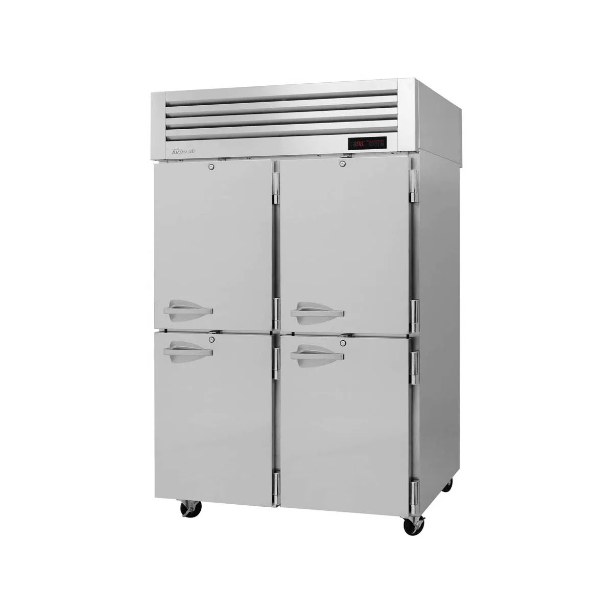 Turbo Air PRO-50-4H-PT 2-Section 8-Door Solid Pass-Thru Heated Holding Cabinet, 50.2 cu ft, 3000W, Stainless Steel