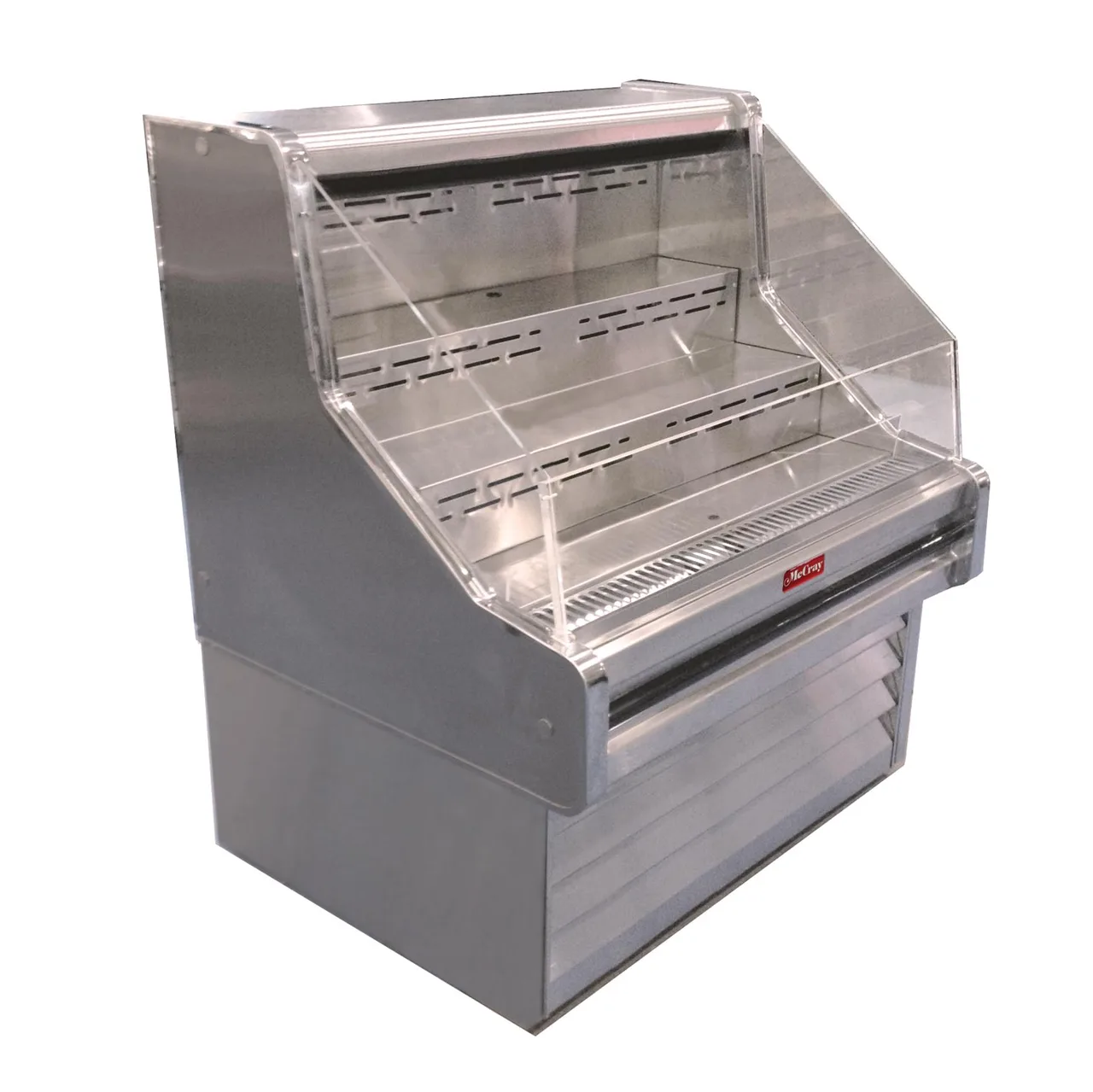 Howard-McCray R-OS35E-4 51'' Horizontal Open Impluse Merchandiser in White, Remote