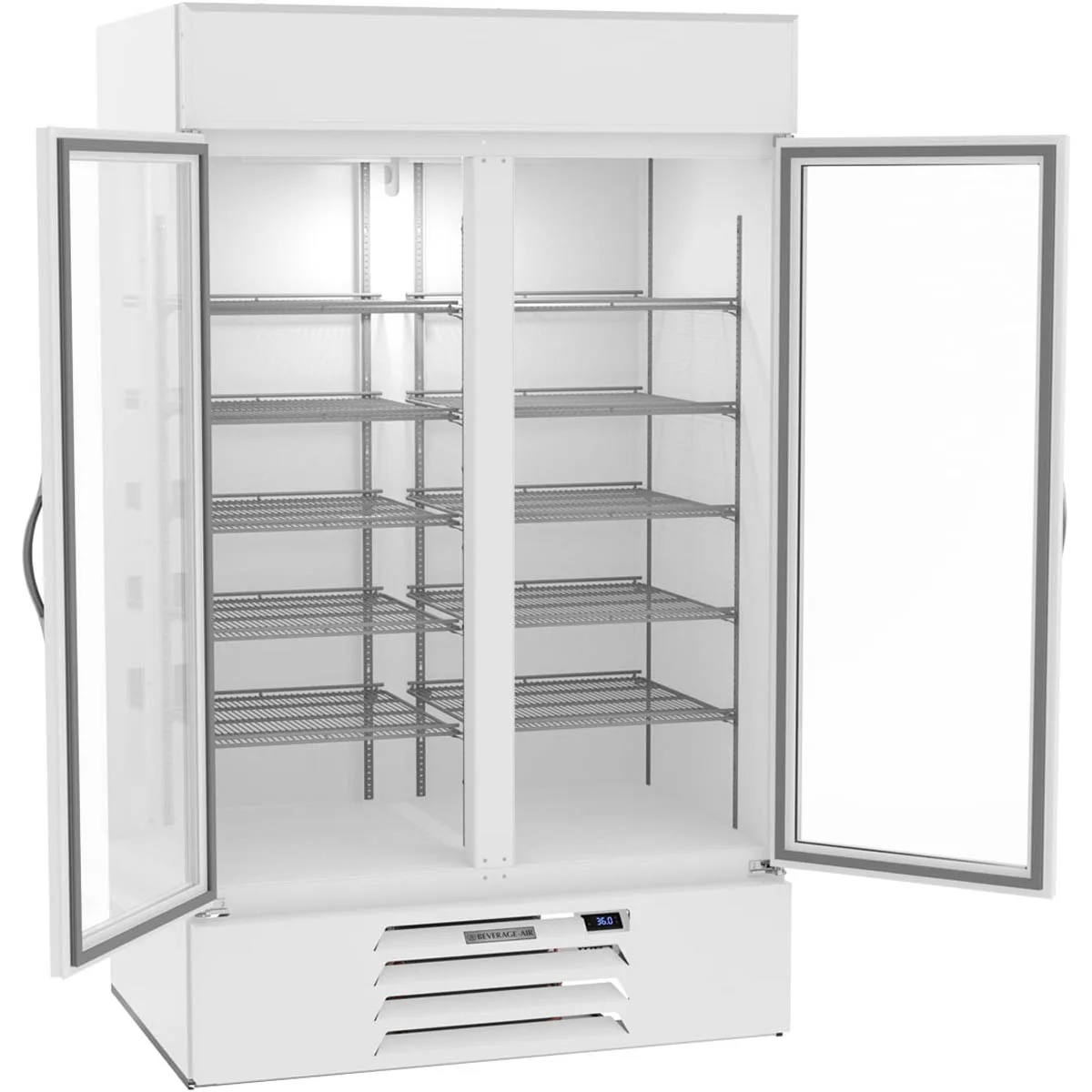 Beverage Air MMR44HC-1-W-WINE 47" Glass Door Wine Merchandiser, Single Temperature, 40.2 cu. ft.