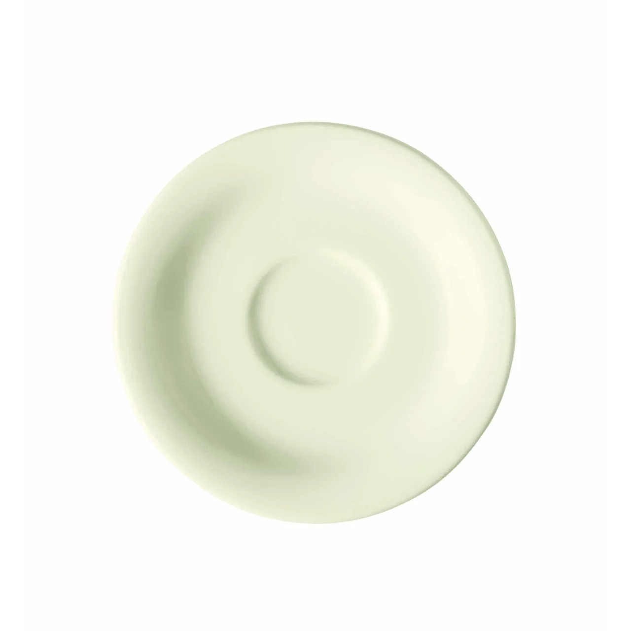GET PA1101800324 Cappuccino Saucer 6-1/4" Dia Porcelain White Microwave/Dishwasher Safe - 1 Dozen