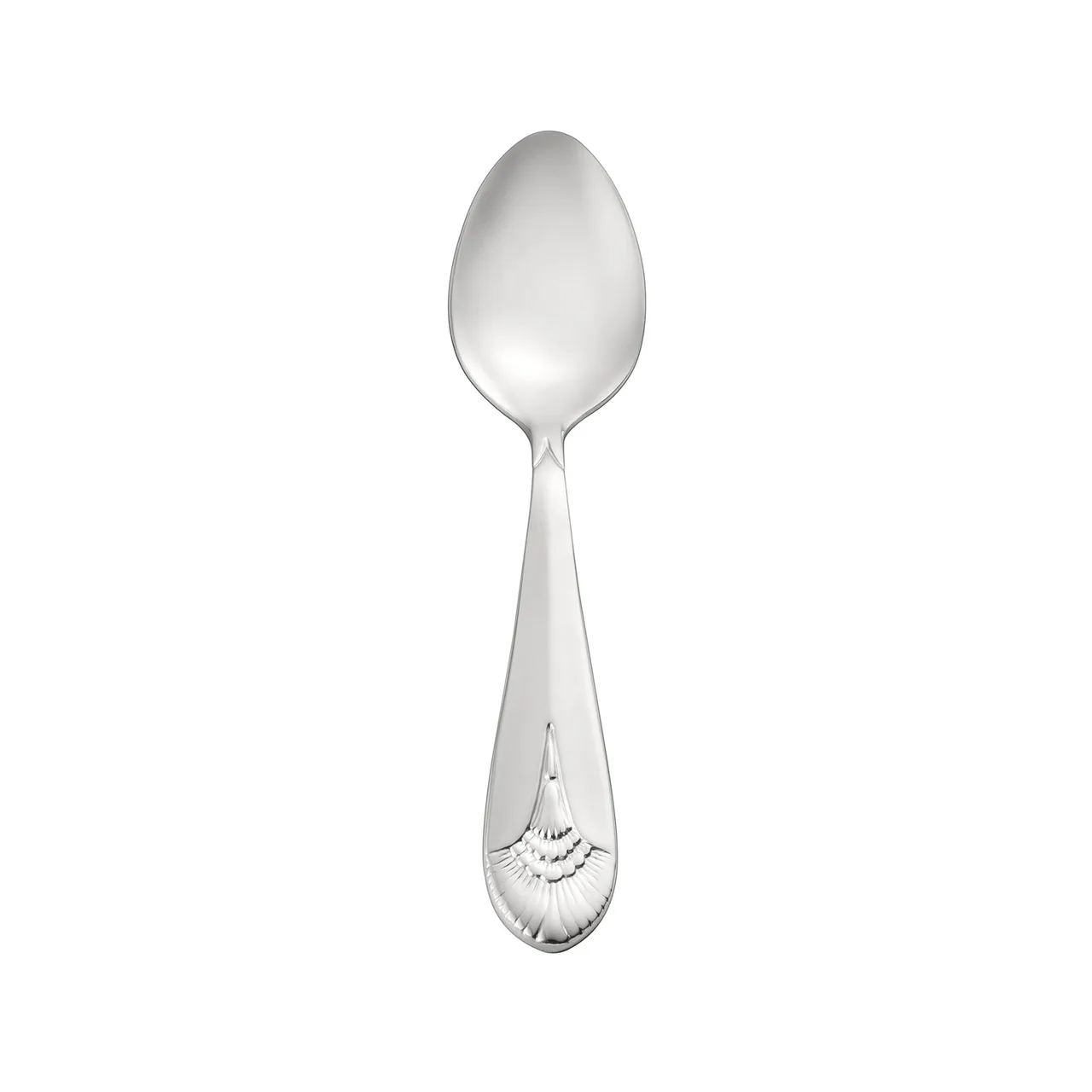 CAC China 8001-09 Royal Demitasse Spoon, 4-5/8" Length, Extra Heavy, 18/8 Stainless Steel - 1 Dozen
