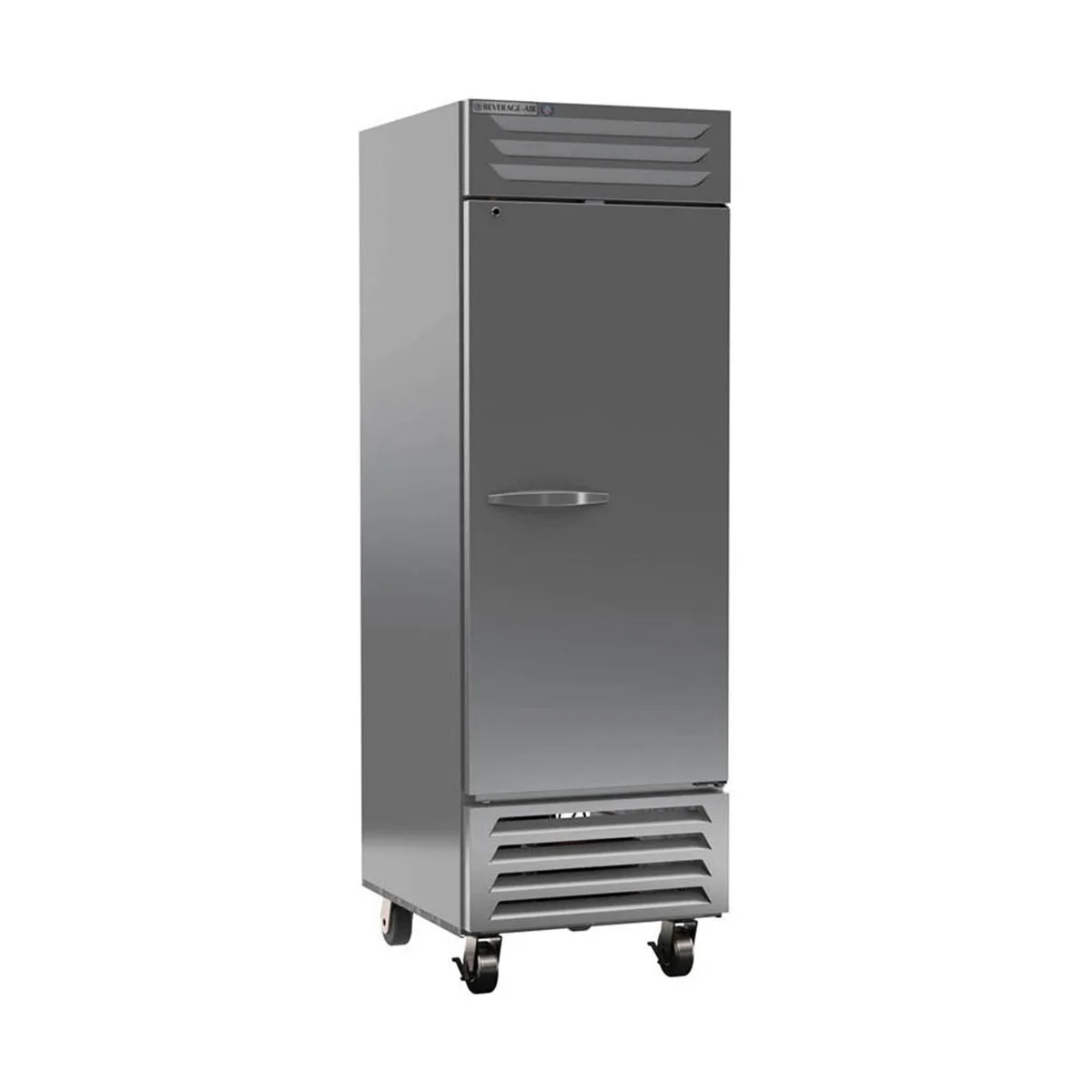 Beverage Air FB23HC-1S 27-1/4" 1-Solid Door Reach-In Freezer, Bottom Mount, 23.32 cu. ft., Stainless Steel Front