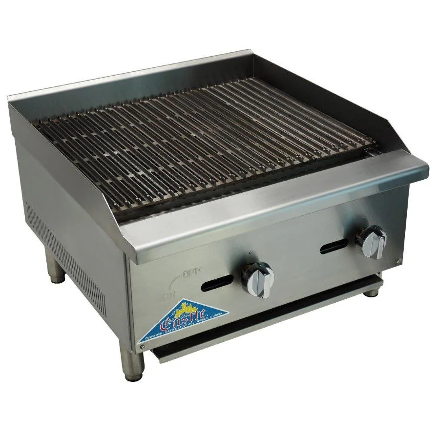 Comstock-Castle CCERB36 36" Countertop Gas Radiant Charbroiler w/ (3) Burners, 90.000 BTU