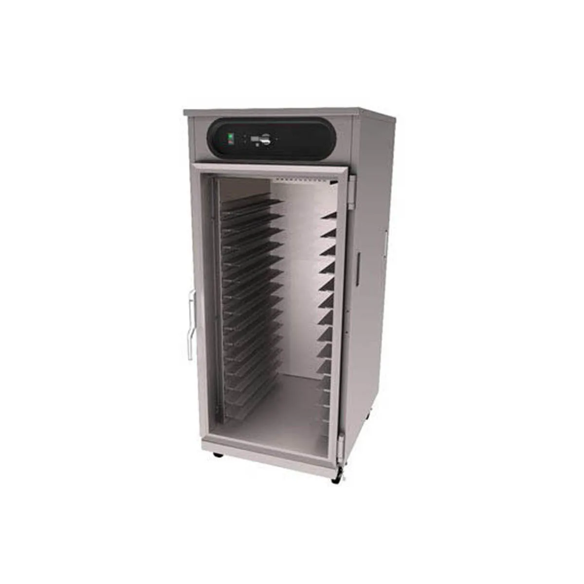 Carter-Hoffmann HL7-14 "3/4 Height" 1-Door Solid Heated Holding Cabinet, Stainless Steel, 28-12"x20" or 14-18"x26" Pan Capacity