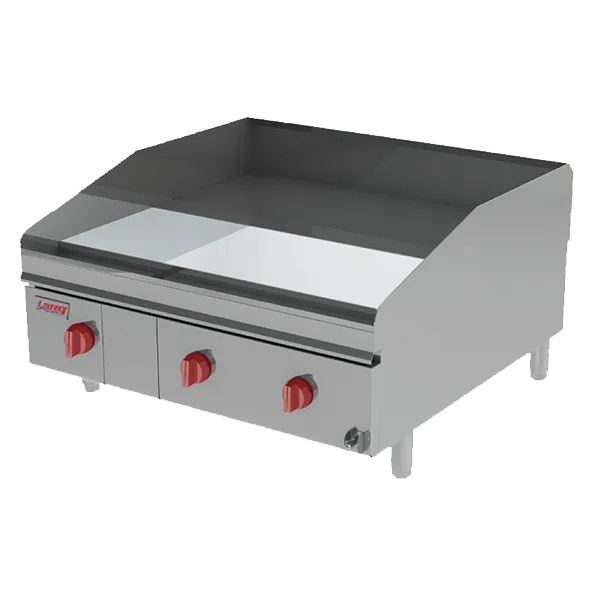 Lang 136ZTDC 36" Countertop Electric Griddle with 36" x 30" Surface, Chrome Plate, Thermostatic Controls