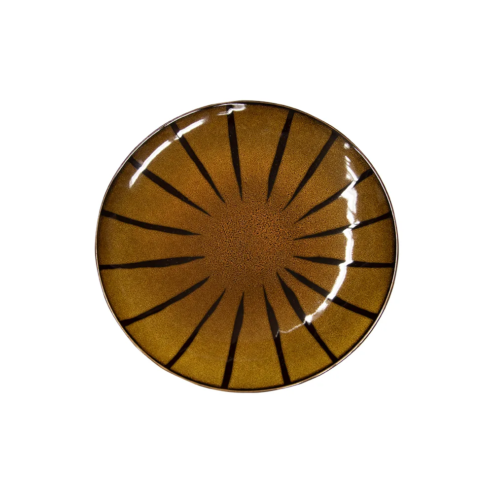 CAC China 112002-8 Uxmal Classic Elegant 8-1/2" Round China Plate – 1 Dozen