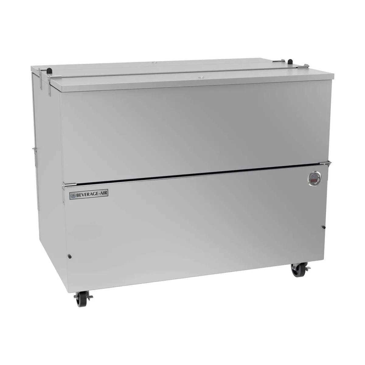 Beverage Air ST49HC-S 49" Dual Sided Milk Cooler, Cold Wall, 12 Crates Capacity