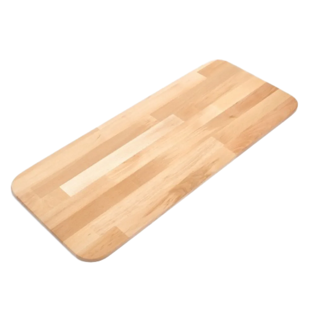Omcan USA 81215 Pizza Serving Board, 31.5" x 12" x 0.5" H Rectangular Beech Wood Platter, No Handle