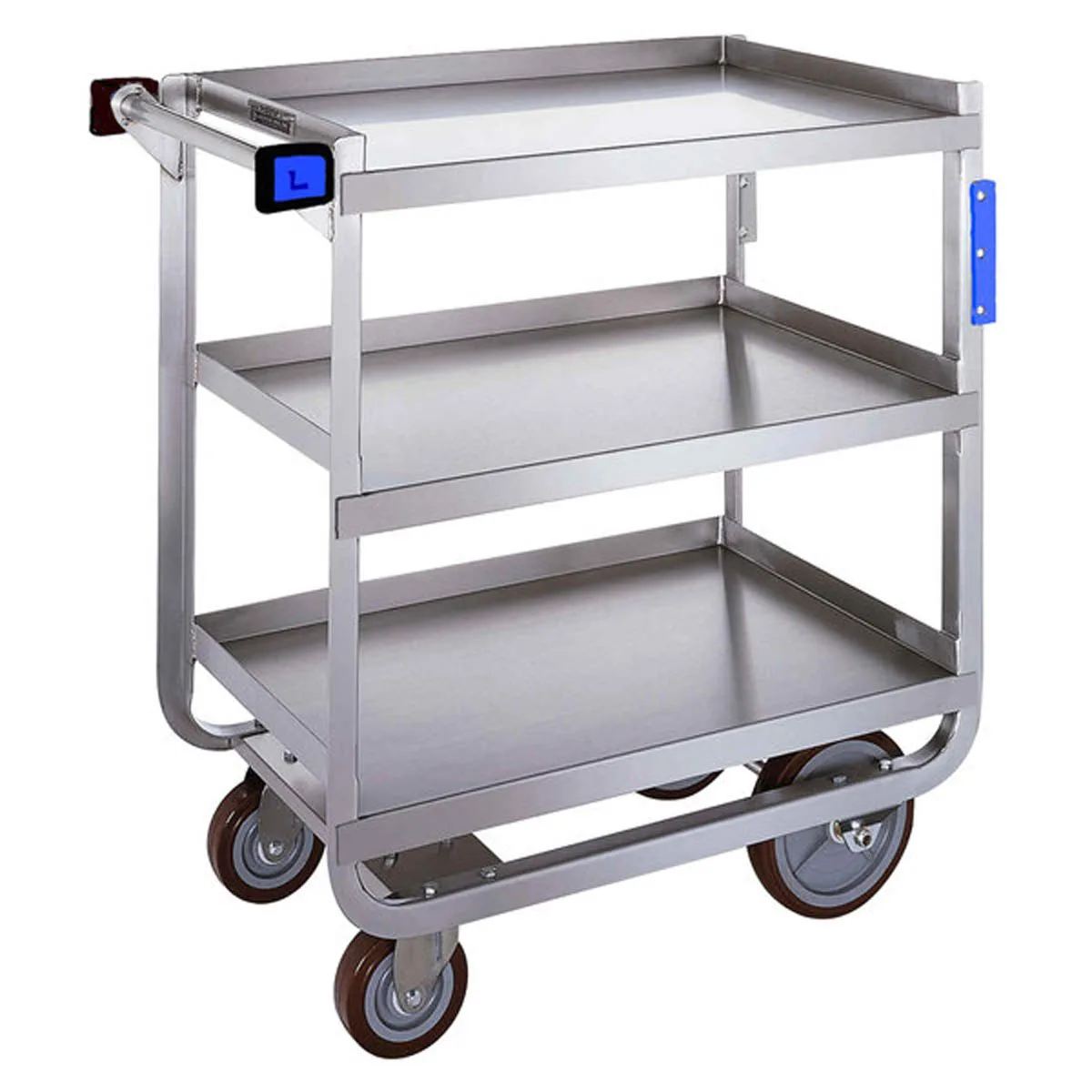 Lakeside 559 54" NSF Stainless Steel 3 Shelf Utility Cart - 700 lb. Capacity