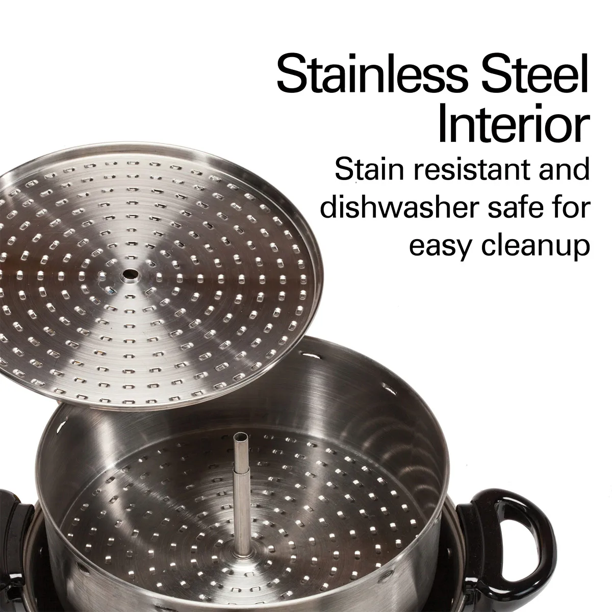 Hamilton Beach D50065 Coffee Urn/Percolator, S.Steel Exterior, 60 Cup Cap. w/ Cup Trip Handle - 120V