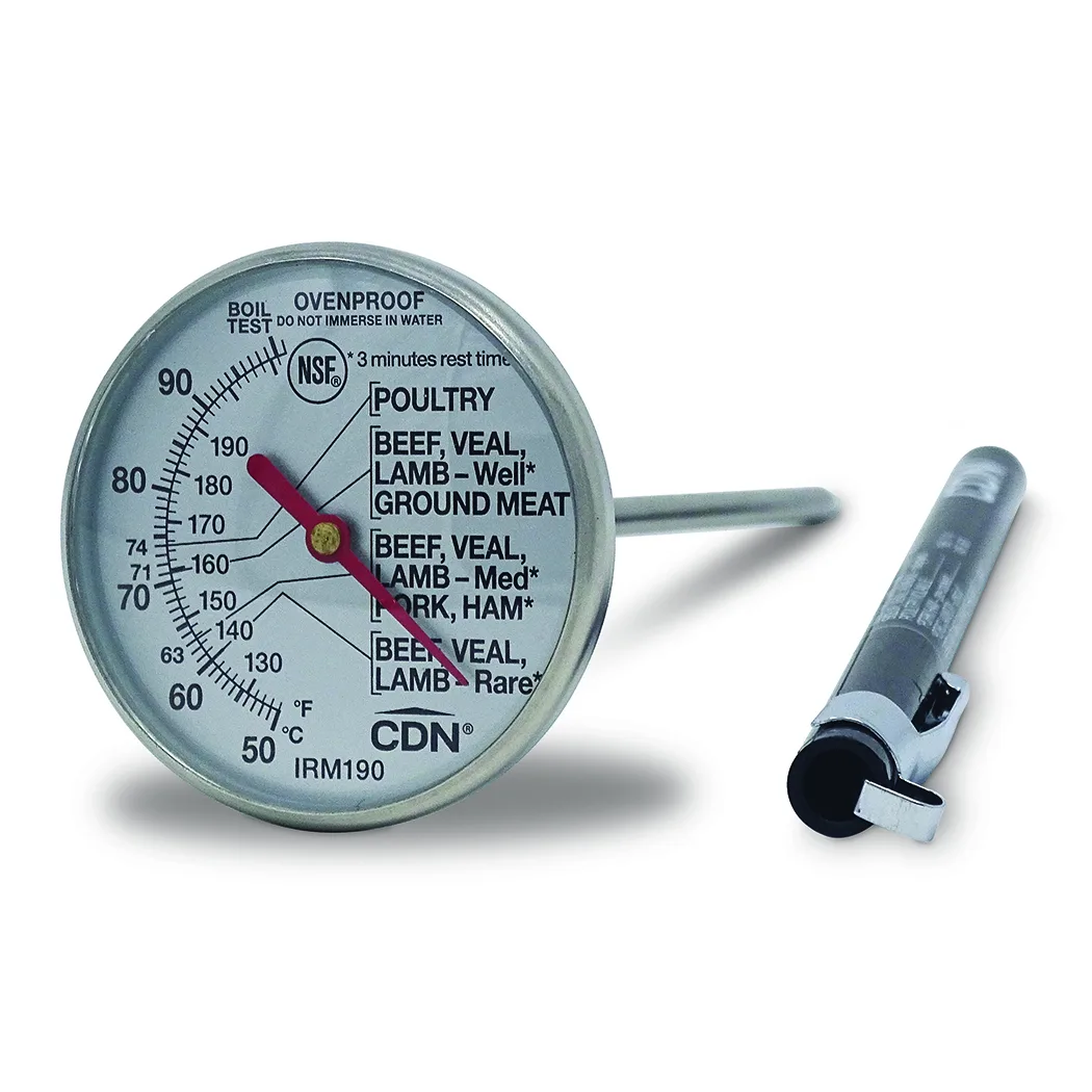 CDN IRM190 Meat/Poultry Ovenproof Thermometer, Fahrenheit Reading