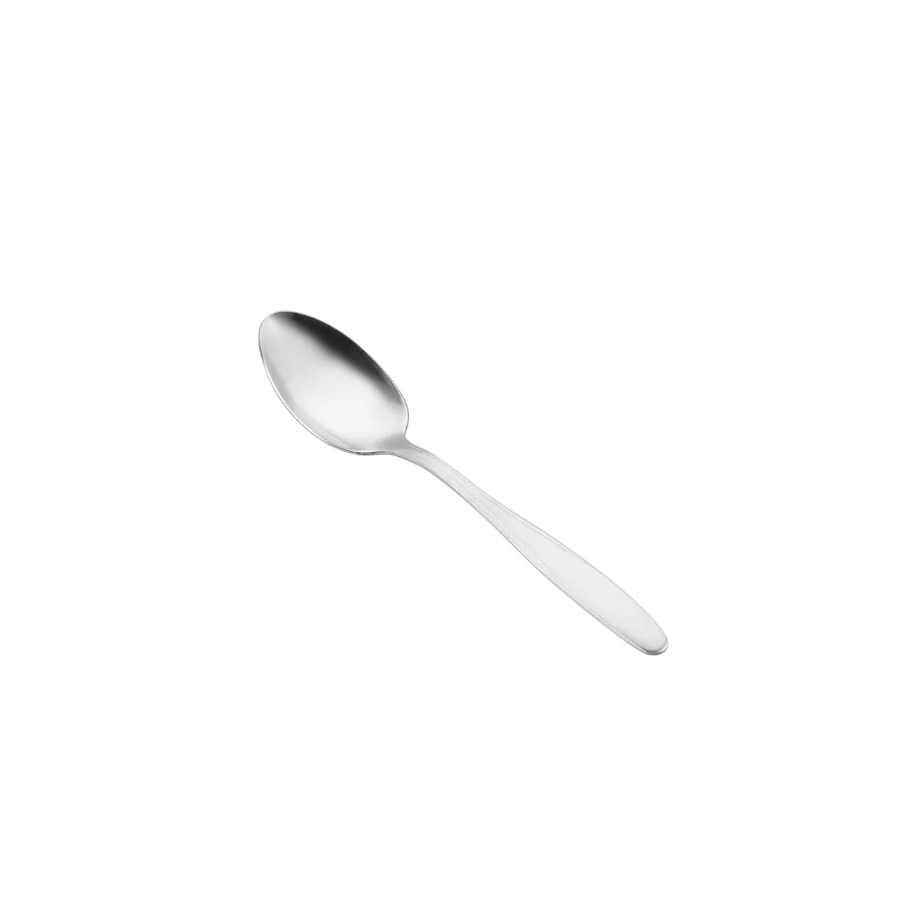 CAC China 3010-01 Rhine Teaspoon, 6-1/8" Length, Heavy Weight, 18/0 Stainless Steel - 1 Dozen
