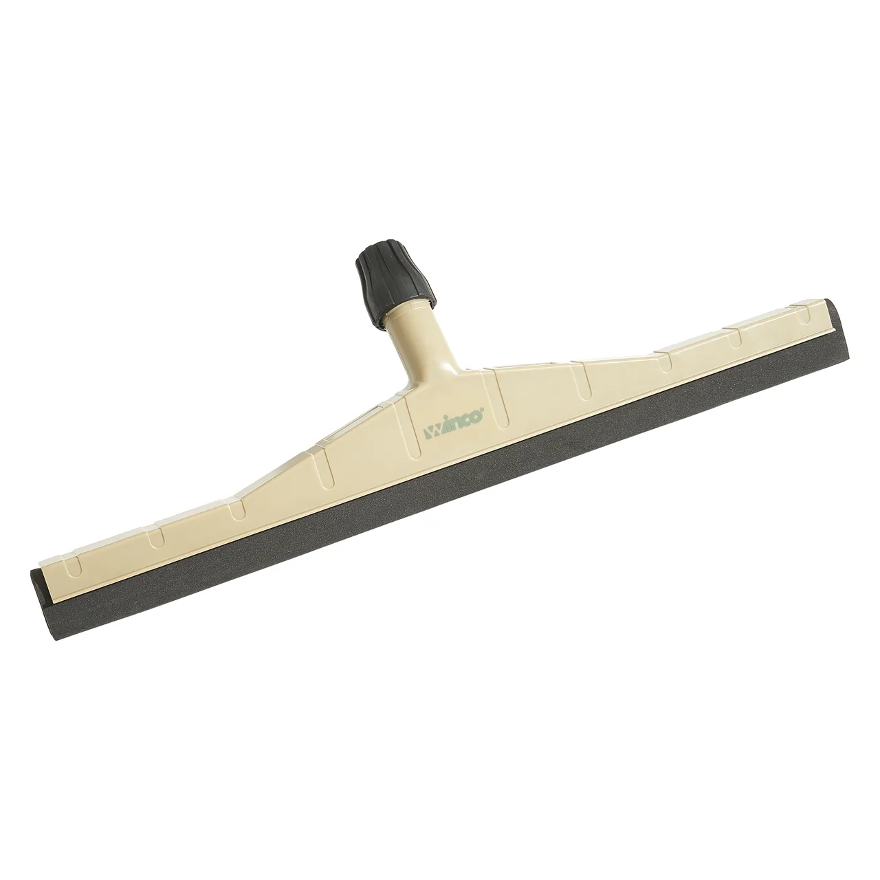 Winco FSS-24DF Floor Squeegee Head, 22"W, Double-Foam Eva Blade, Plastic Frame