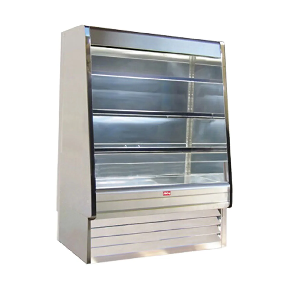 Howard-McCray SC-OD35E-8S-S-LED 99" Refrigerated Dairy Open Air Merchandiser, Stainless Steel