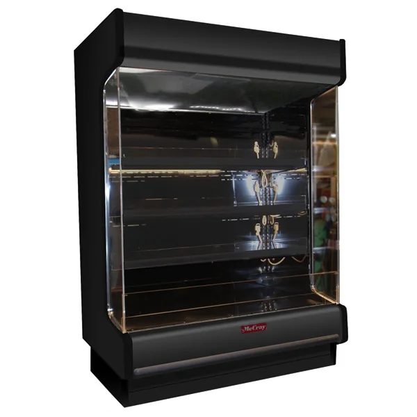 Howard-McCray R-OP35E-8-LB-B 99" Vertical Packaged Meats Low-Base Open Merhandiser in Black, Remote