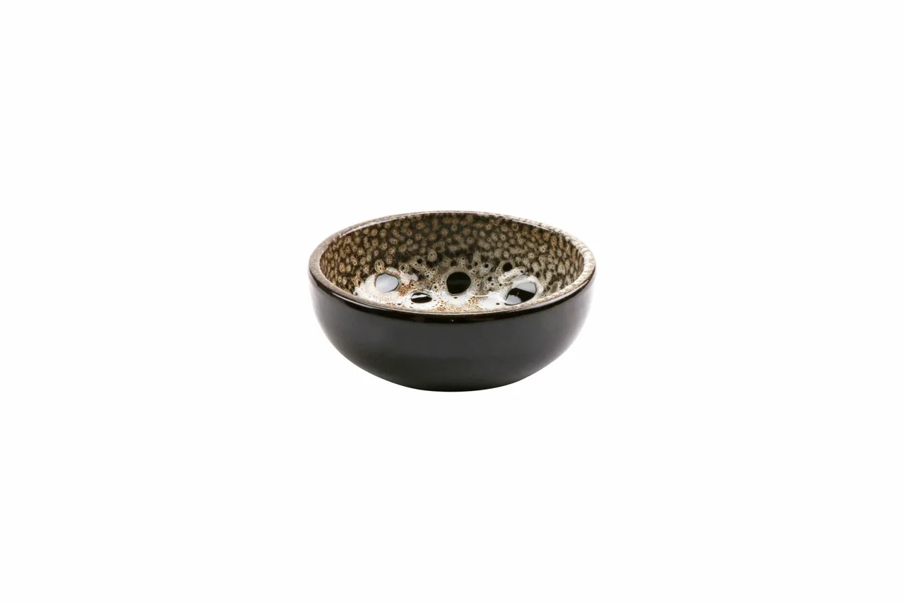 GET SH.SA-0613RSBN Stone Heart Sabana Terracotta Deep Bowl, 5.51"W x 11.42"D x 5.51"H
