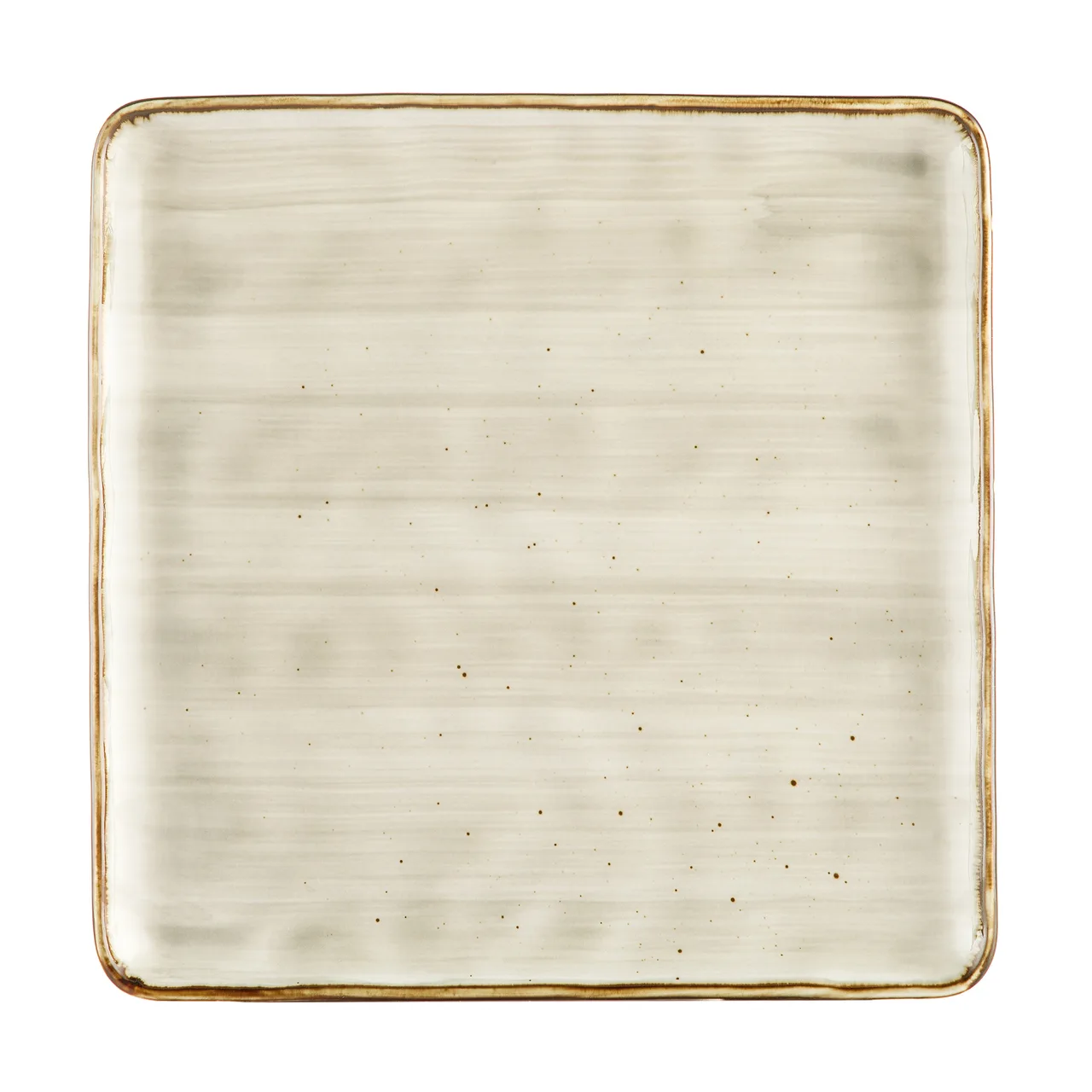 CAC China TUS-SQ16-BGE Tucson Plate - 10" x 10" Porcelain, Beige, Dishwasher & Oven Safe - Dozen