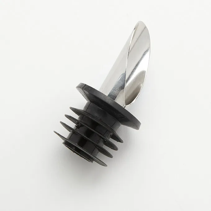American Metalcraft PRS2 Salad Dressing Pourer, 2" Dia x 3-1/4" H, Stainless Spout Plastic Cork - Dozen