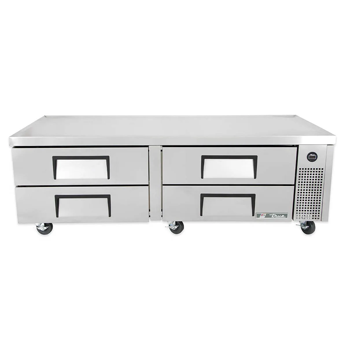 True TRCB-72-HC 72" 4 Drawers Refrigerated Chef Base,  (8) 12" x 20" Pan Capacity