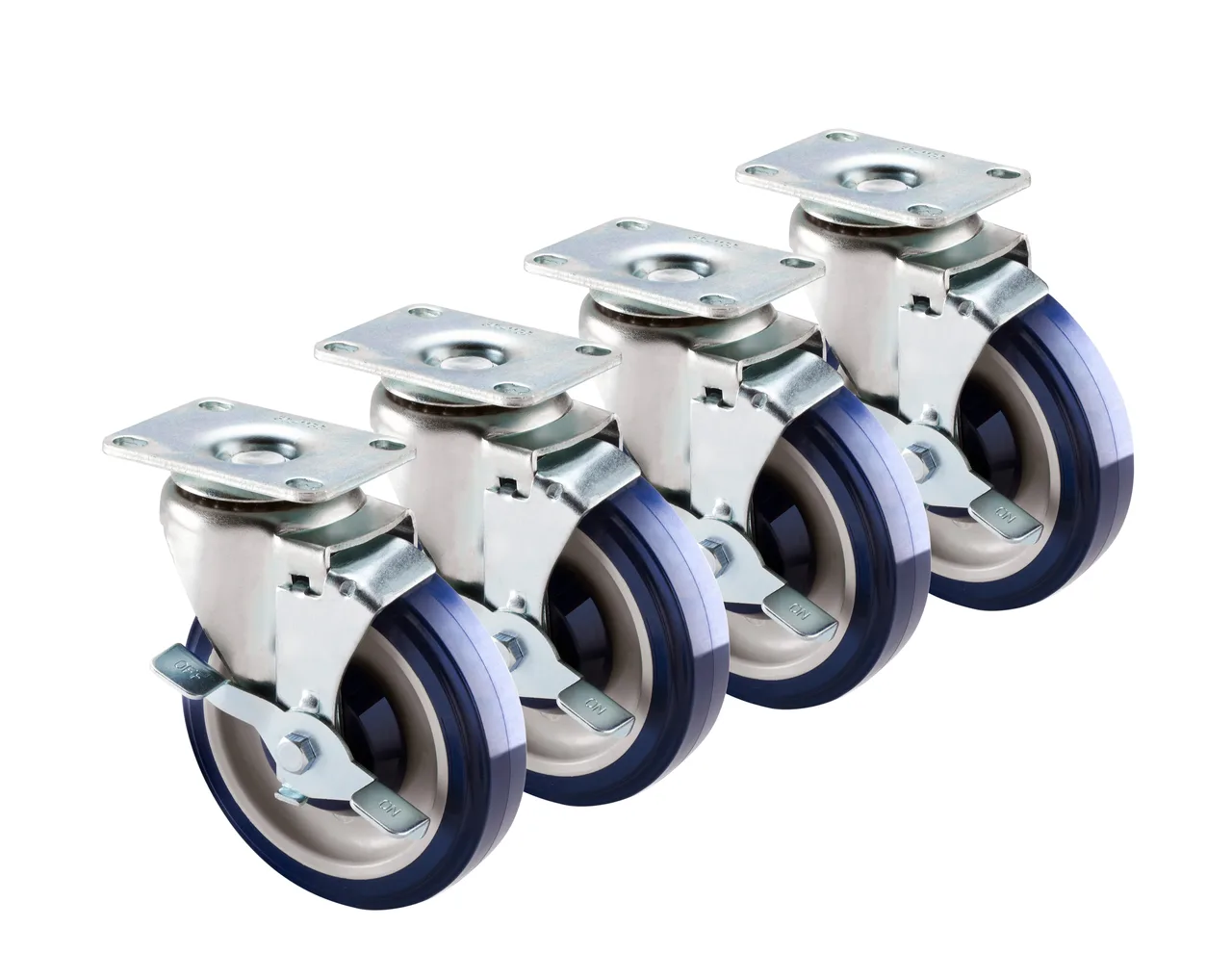 Krowne 30-113S Krowne Economy Series 2-3/8" X 3-5/8" Plate Caster