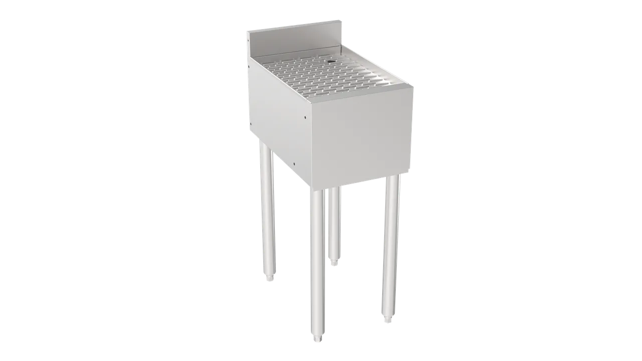 Krowne 18-GS12 Silver Series Drainboard, 12"W X 18.5"D, Embossed Drainboard Top