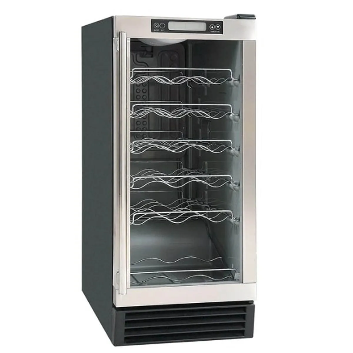 Maxx Ice MCWC28 15" Glass Door Wine Refrigerator, Single Temperature, 28 Bottles