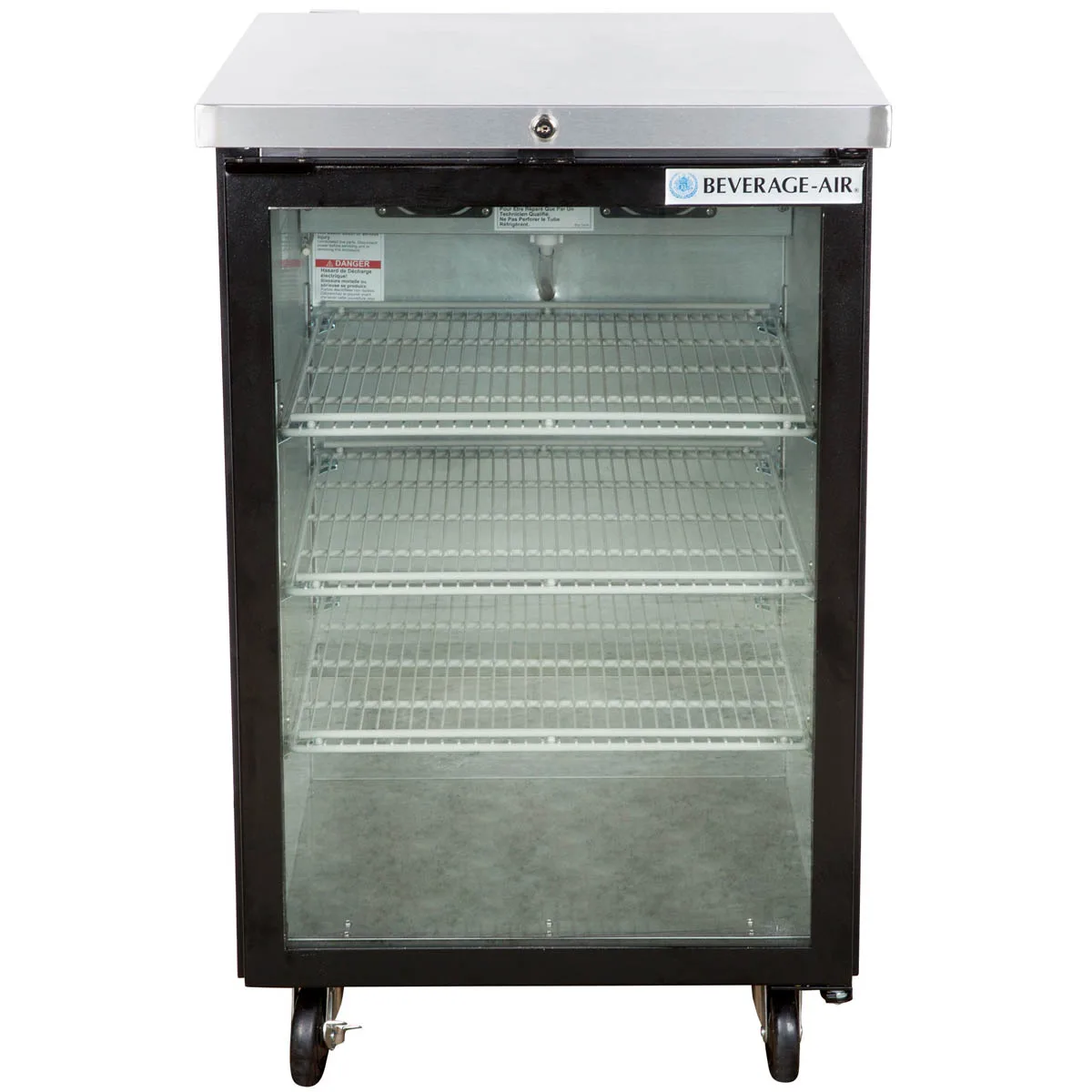 Beverage Air BB24HC-1-G-B 24" Refrigerated Back Bar Cabinet