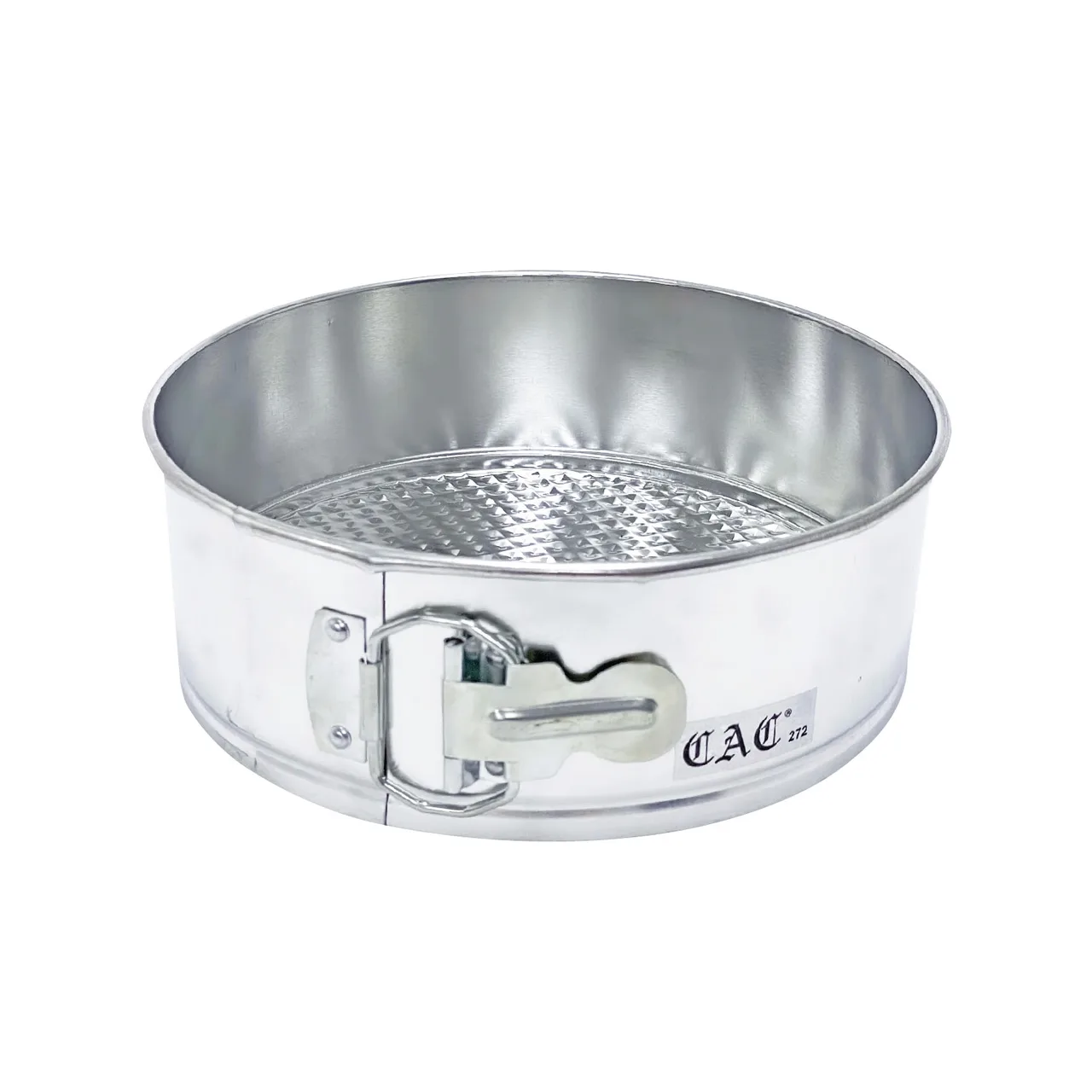 CAC China TNSP-083 Springform Pan, 8" dia. x 3"H, Round, Removable Bottom, Tin
