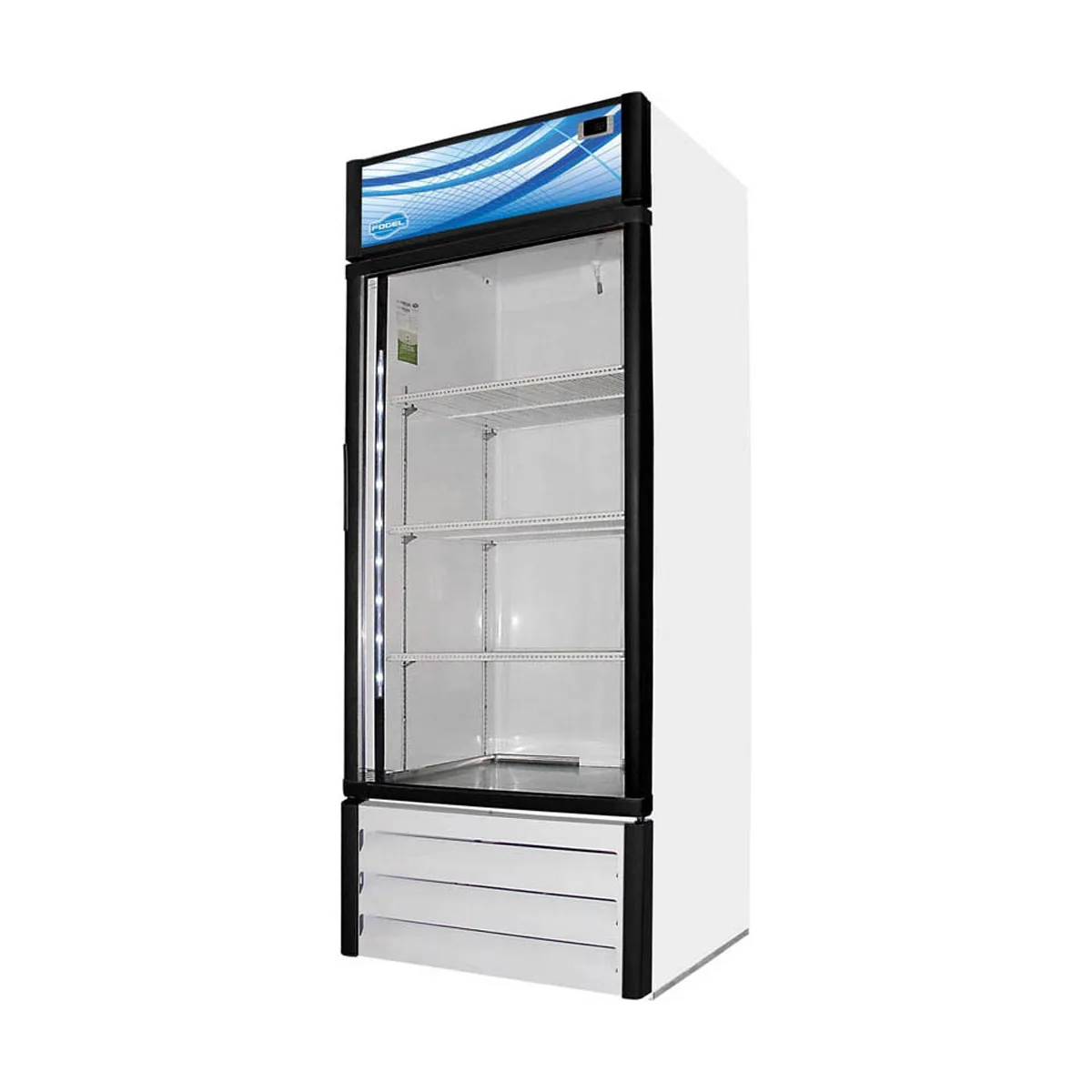 Fogel USA VR-17-RE-HC 30" One Glass Door Refrigerated Merchandiser in White, 17 cu. ft.