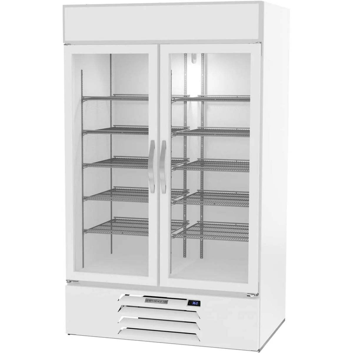 Beverage Air MMR44HC-1-W-WINE 47" Glass Door Wine Merchandiser, Single Temperature, 40.2 cu. ft.