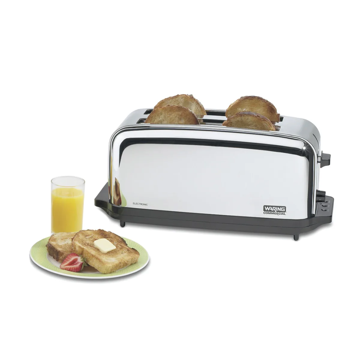 Waring WCT704 Commercial Toaster, (2) 1-3/8" Wide Slots & Extra Long