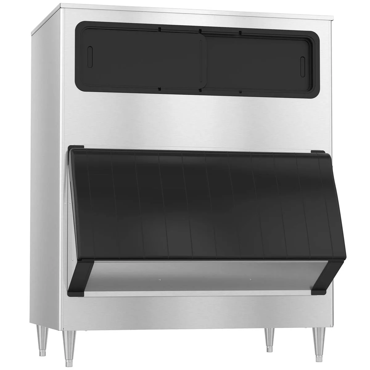 Hoshizaki KM-2600SWJ3/B-1150SS Water Cooled Crescent 2482 lb Ice Machine with Bin, 1148 lb Storage