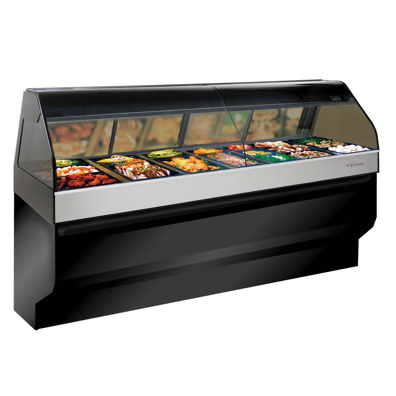 Alto-Shaam ED3SYS-96 Heated Display Case, 96" with Stationary Base